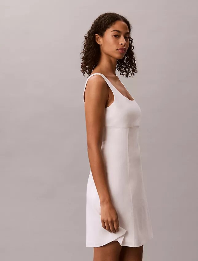Minikleid aus Leinenmischung Minikleid aus Leinenmischung