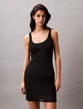 Minikleid im Stricklook
