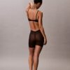 Minimalistische Boyshorts mit tiefem Rückenausschnitt aus Mesh