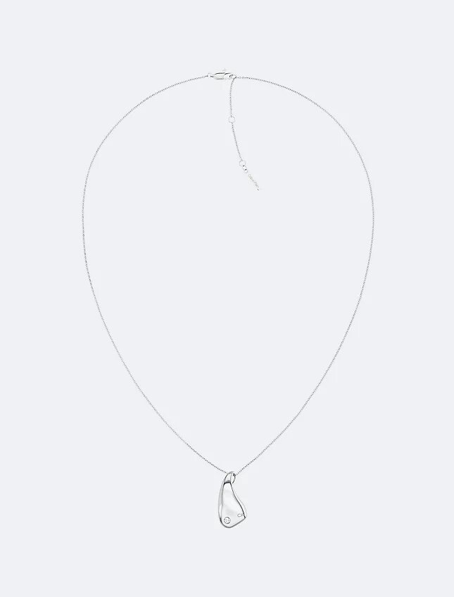 Minimalistische Halskette mit organischen Formen Minimalistische Halskette mit organischen Formen