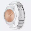 Minimalistische Uhr mit integriertem Gliederarmband, 32 mm