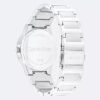 Minimalistische Uhr mit integriertem Gliederarmband, 32 mm