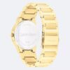 Minimalistische Uhr mit integriertem Gliederarmband, 32 mm