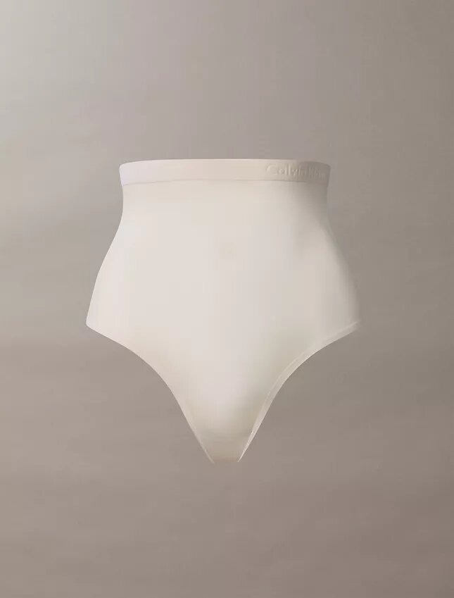 Minimalistischer Mesh-Thong mit hoher Taille Minimalistischer Mesh-Thong mit hoher Taille
