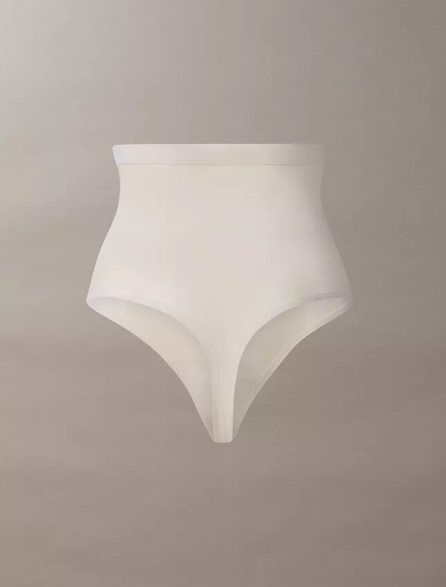 Minimalistischer Mesh-Thong mit hoher Taille Minimalistischer Mesh-Thong mit hoher Taille