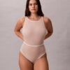 Minimalistischer Shapewear-Body aus Mesh Minimalistischer Shapewear-Body aus Mesh