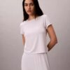 Modal-Stretch-Baby-T-Shirt mit Drop-Stitch-Muster
