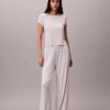 Modal-Stretch-Baby-T-Shirt mit Drop-Stitch-Muster