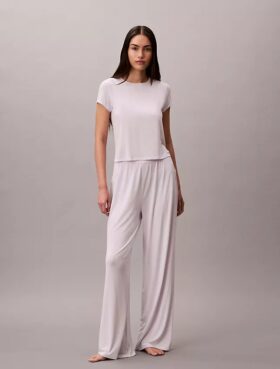 Modal-Stretch-Baby-T-Shirt mit Drop-Stitch-Muster