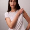 Modal-Stretch-Baby-T-Shirt mit Drop-Stitch-Muster