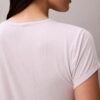Modal-Stretch-Baby-T-Shirt mit Drop-Stitch-Muster