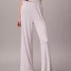 Modal-Stretch-Hose mit Drop-Stitch-Muster und weitem Bein Modal-Stretch-Hose mit Drop-Stitch-Muster und weitem Bein