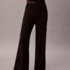 Modal-Stretch-Hose mit Drop-Stitch-Muster und weitem Bein Modal-Stretch-Hose mit Drop-Stitch-Muster und weitem Bein