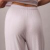 Modal-Stretch-Hose mit Drop-Stitch-Muster und weitem Bein Modal-Stretch-Hose mit Drop-Stitch-Muster und weitem Bein
