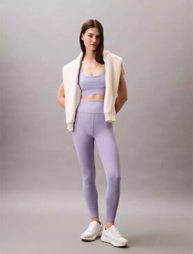 Moderne Sport-Leggings mit hoher Taille und 7/8-Beinlänge