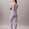 Moderne Sport-Leggings mit hoher Taille und 7/8-Beinlänge