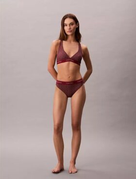 Moderner Bikini-Slip mit Logo als Unterteil