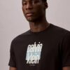 Modernes Calvin Klein T-Shirt mit grafischem Logo Modernes Calvin Klein T-Shirt mit grafischem Logo