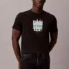 Modernes Calvin Klein T-Shirt mit grafischem Logo Modernes Calvin Klein T-Shirt mit grafischem Logo
