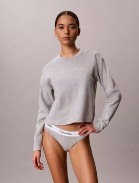 Modernes, locker sitzendes Sweatshirt aus Frottee