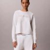 Modernes, locker sitzendes Sweatshirt aus Frottee