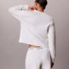 Modernes, locker sitzendes Sweatshirt aus Frottee