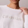Modernes, locker sitzendes Sweatshirt aus Frottee
