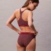 Modernes Logo-Bikini-Oberteil mit Racerback
