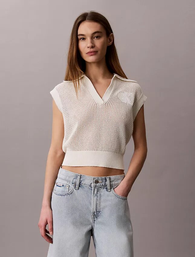 Monogram-Crochet-Cropped-Oberteil Monogram-Crochet-Cropped-Oberteil