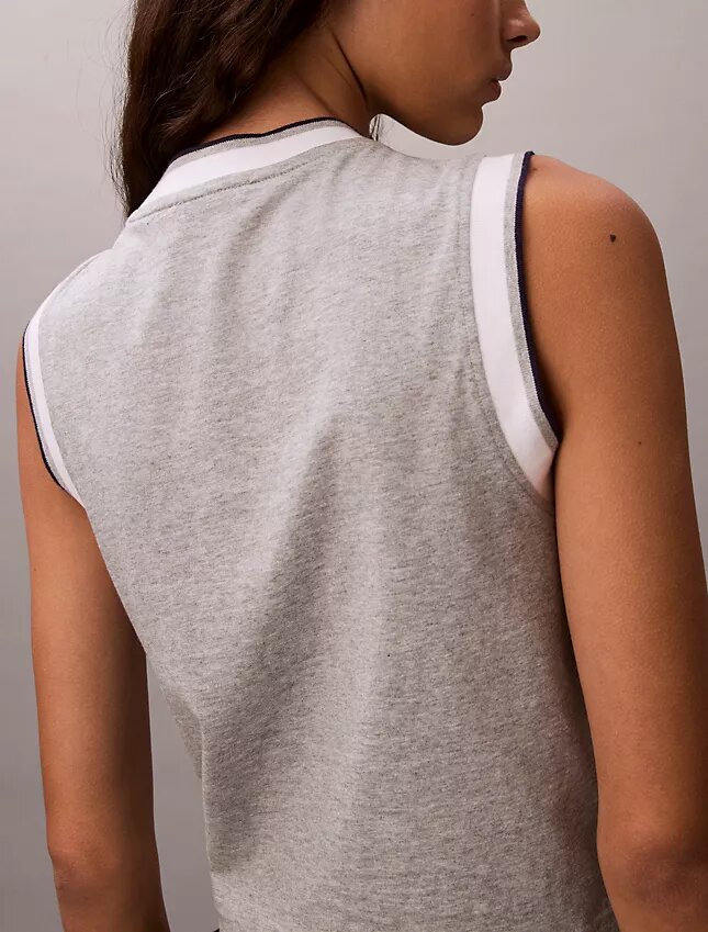 Monogram Cropped Muscle Tank Monogram Cropped Muscle Tank