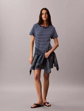 Monogram Mini-T-Shirt-Kleid