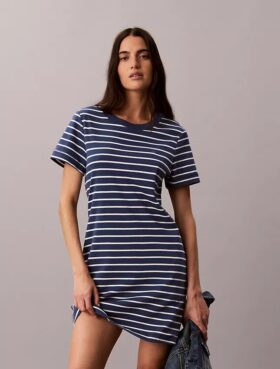 Monogram Mini-T-Shirt-Kleid