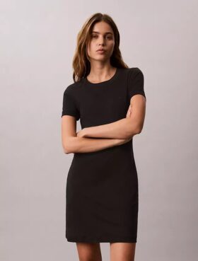 Monogram Mini-T-Shirt-Kleid