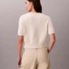 Monogram-Pullover in verkürzter Länge