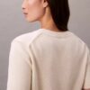 Monogram-Pullover in verkürzter Länge