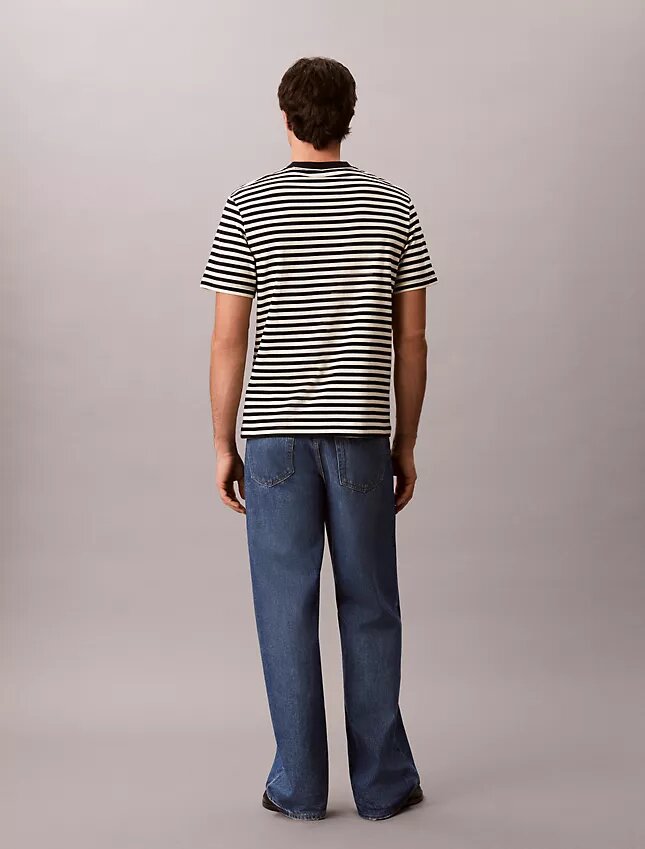 Monogram Stripe Relaxed T-Shirt Monogram Stripe Relaxed T-Shirt
