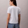 Monogram-T-Shirt mit V-Ausschnitt Monogram-T-Shirt mit V-Ausschnitt