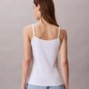 Monogram-Tanktop mit Rippbündchen
