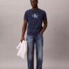 Monologo Classic T-Shirt mit grafischem Streifenmuster Monologo Classic T-Shirt mit grafischem Streifenmuster