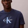 Monologo Classic T-Shirt mit grafischem Streifenmuster Monologo Classic T-Shirt mit grafischem Streifenmuster