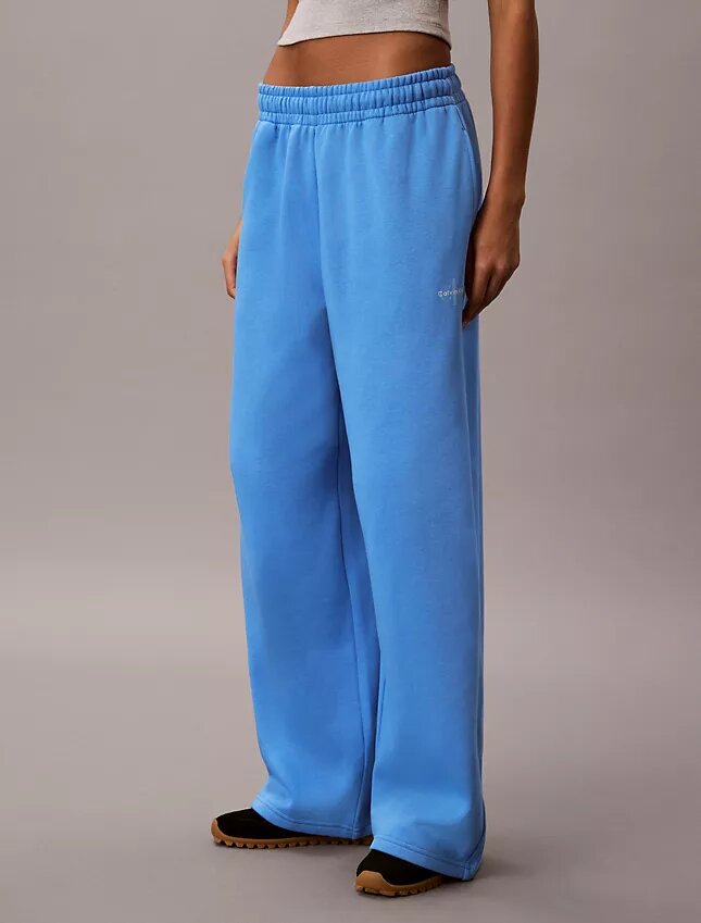 Monologo Fleece-Jogginghose mit weitem Bein Monologo Fleece-Jogginghose mit weitem Bein