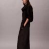 Monologo Fleece-Jogginghose mit weitem Bein