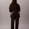Monologo Fleece-Jogginghose mit weitem Bein
