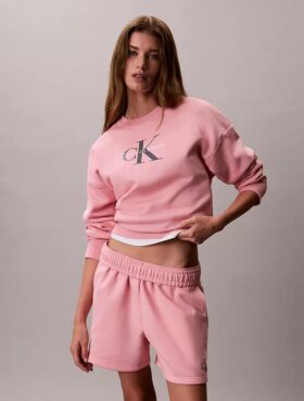 Monologo Fleece Relaxed Sweatshirt Monologo Fleece Relaxed Sweatshirt