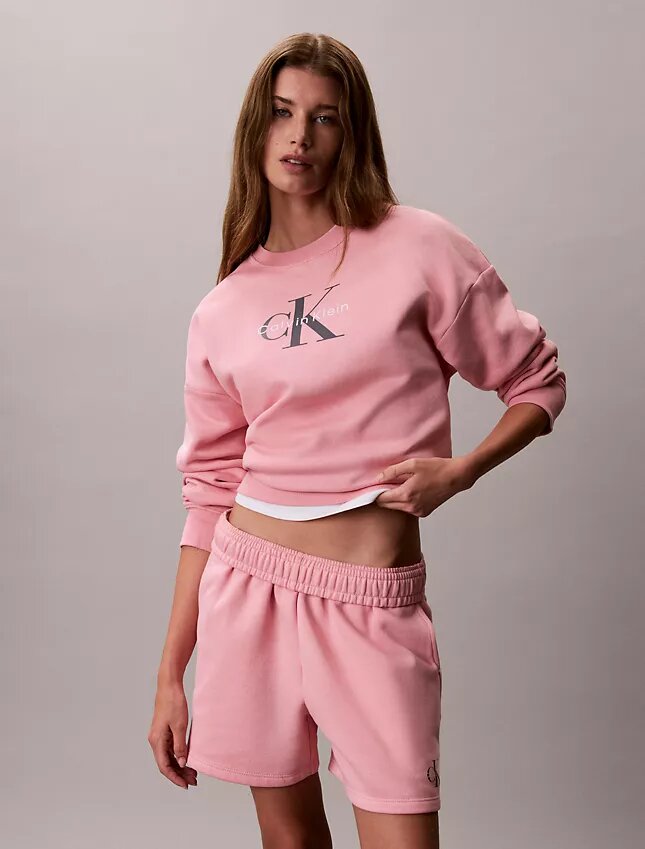 Monologo Fleece Relaxed Sweatshirt Monologo Fleece Relaxed Sweatshirt