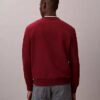 Monologo Fleece-Sweatshirt mit Rundhalsausschnitt