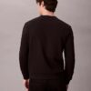 Monologo Fleece-Sweatshirt mit Rundhalsausschnitt