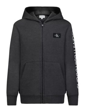 Monologo-Kapuzenpullover mit Reißverschluss für Jungen