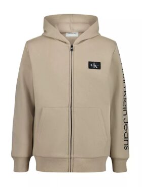 Monologo-Kapuzenpullover mit Reißverschluss für Jungen