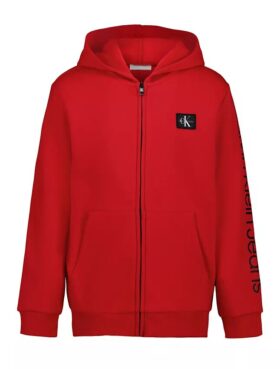 Monologo-Kapuzenpullover mit Reißverschluss für Jungen